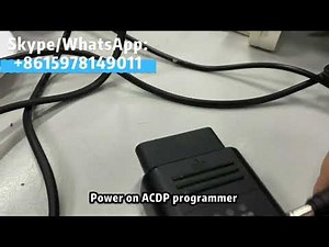 How to use ACDP Bluetooth to connect Mini ACDP programmer to your PC or Laptop