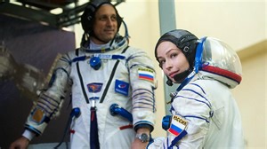 This Russian duo are set to make the first feature film in space