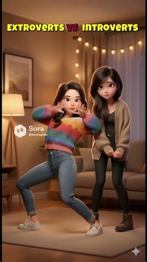 Extroverts be like / Introverts be like #funny