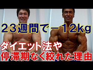 ボディビル大会に向けたダイエット法や、停滞期なく12㎏減量出来た3つの理由を解説