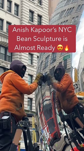 Anish Kapoor Bean Sculpture at 56 Leonard Street in Tribeca