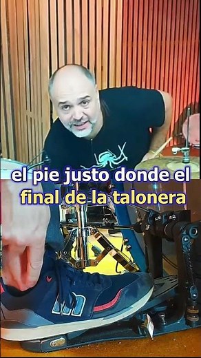 TECNICA PEDAL, LA POSICION DEL PIE SOBRE EL PEDAL DE BOMBO #clasesdebateria #batero #drums #bateria