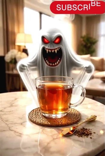 Bhoot wali chay l bhoot l bhut video l horror shorts l bhoot wala cartoon bhoot #bhoot