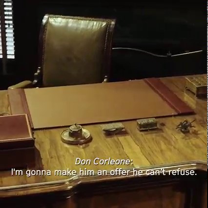 It’s strictly business at the Don’s desk 🌹 In The Art of Moviemaking: THE GODFATHER, we replicated the set of the Corleone family office with the help of the production design team for the limited series THE OFFER, using the original desk and chair seen throughout THE GODFATHER trilogy. #AcademyMuseum #TheGodfather | Academy Museum of Motion Pictures