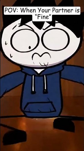 POV: When Your Partner is “Fine” #shorts #stickfigureanimations #stickfigure