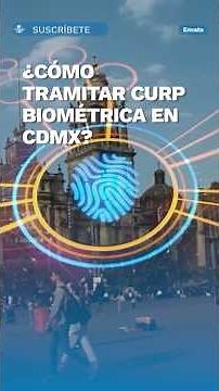 Esto es todo lo que debes saber para tramitar tu CURP biométrica en CDMX #shorts