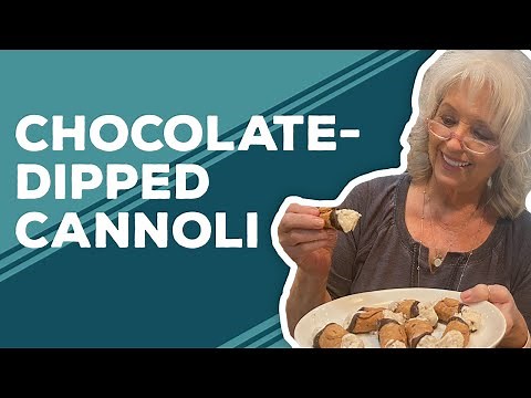Quarantine Cooking: Chocolate-Dipped Cannoli Recipe
