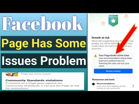 Your Page Broke Some Rules | Growth at Risks | Page Has Some Issues on Fb