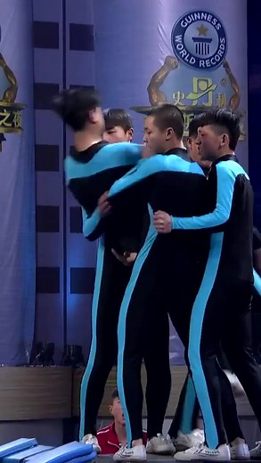 1.7M views · 10K reactions | Most people to forward flip onto a platform in one minute | Guinness World Records | Facebook