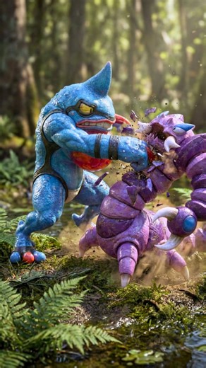 AnimeKIFusion on Instagram: "Pokemon IRL Part 70: Poison Eats Poison ☠️ Toxicroak vs Drapion Croagunk survives by devouring Skorupi ☠️ but poison feeds poison… and something far deadlier awakens. Evolving into Toxicroak, the hunter becomes the executioner. When Drapion strikes back, the battle is short… and merciless. Only one poison stands at the end. ☠️🦂 Who would win if poison fought poison again? 👇 Comment your pick This video was made with @klingai_official https://klingaiaffiliate.pxf.io