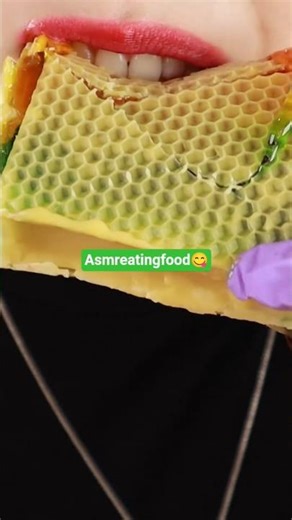 FROZEN BEESWAX CANDY ASMR😋#shortsfeed #satisfying #short