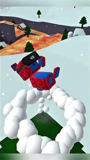 Spider Bear Parkour in the Snow Valley! | Super Bear Adventure