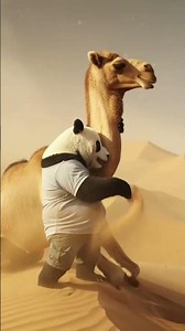 “Panda Saves a Baby Camel Lost in the Desert Storm” #newvideo