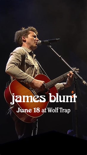 Don’t miss James Blunt belt out “You’re Beautiful” live when brings his Back to Bedlam 20th anniversary tour to DC, performing the iconic album in full—plus hits like “1973” and “Bonfire Heart”—all with his signature wit. Forest Blakk opens the show! → wolftrap.org/f/061825 | James Blunt