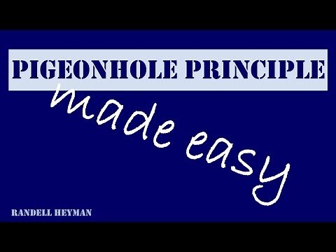Pigeonhole principle made easy