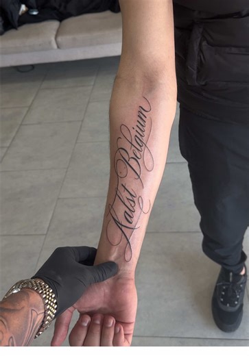 Elegant Calligraphy Script Tattoo Ideas