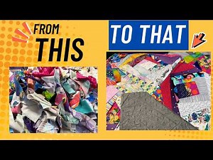 Piece and Quilt As You Go Wonky Log Cabin Tutorial - Scrappy