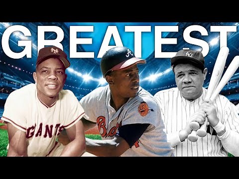 25 GREATEST Baseball Players Of All Time