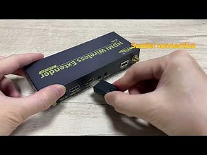 You only need one set of HDMI KVM wireless extender WE200 to remotely control your computer