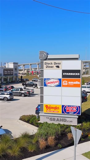 ARIA Signs & Design , LLC | A new landmark taking shape at The Grand at 249 with a custom pylon sign for Tomball’s newest retail shopping center! #ariasigns... | Instagram