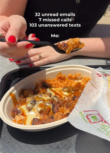 Not a care in the world 😇😇 #unbothered #food #trend