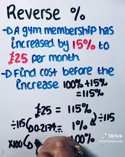 Understanding Reverse Percentages: Calculate Original Prices