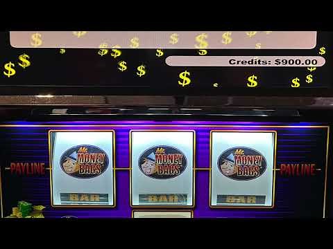 $100 Mr. Money Bags Massive Jackpot Winner! VGT Red Screen. @Winstar World Casino
