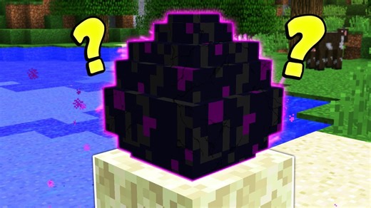 HATCHING THE ENDER DRAGON EGG IN MINECRAFT!