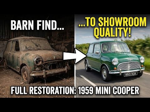 Restoring a 1959 Mini Cooper from Scrap: Full Meticulous Restoration Process