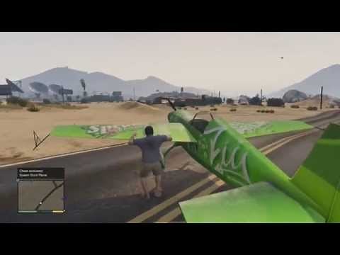 GTA 5 Spawn Stunt Plane Cheat Demo