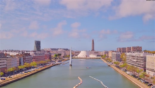 Webcam Le Havre – Normandia, França | meteorologia ao vivo e timelapse