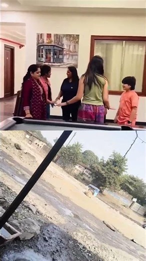 🤩 Dance Party Duality: Glitz, Glamour, and Ground Reality! 💃🔥 #duet #sanjanaravte #dance #shorts