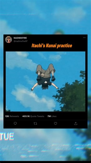 Itachis Kunai training #itachiuchiha #narutoshippuden #training