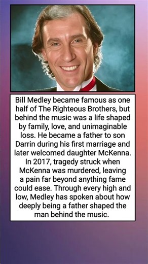 Behind the Fame, Bill Medley Faced a Father’s Greatest Heartbreak