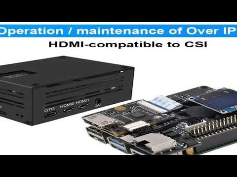 Raspberry Pi 4B KVM-A3 based KVM Operation and maintenance of Over IP Server HDMI-com