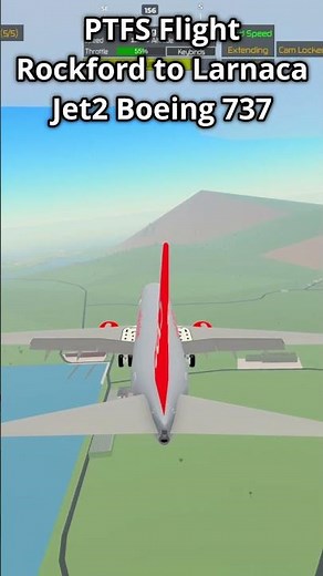 PTFS Flight | Rockford to Larnaca | Jet2 Boeing 737 | #roblox #ptfs #aviation #roaviation #fyp