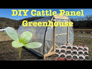 DIY Cattle Panel GREENHOUSE! Under 300 Bucks! Full Build!
