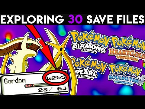 THE MOST HACKED SAVE FILE EVER - EXPLORING x30 POKEMON SAVE FILES! (Part 3)