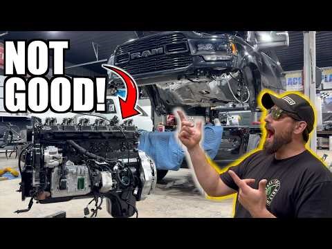 My 5th Gen CUMMINS Engine Block Looks TERRIBLE!! INSIDE LOOK!!