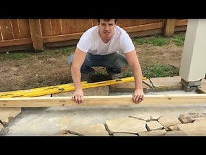 Flagstone Patio (Part 3) Mortaring the Stone