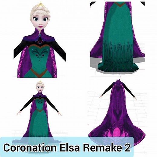 MMD CORO ELSA REMAKE 2 MODEL DL!