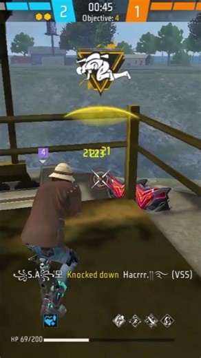 20 HP mein bande Ko knock kar dena #freefire ☠️. sath mein Booyah