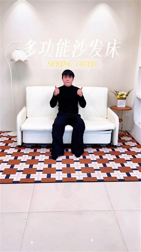 This Sofa Becomes a Full Bed in Seconds 😲