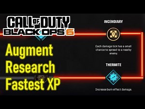 Black Ops 6 augment research xp farm exploit, fast augment research levels