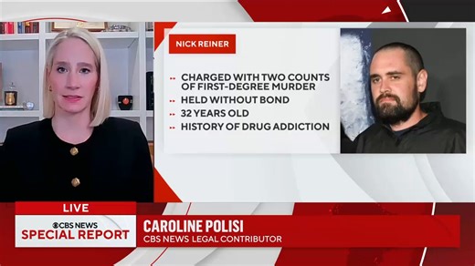 Nick Reiner will be charged with two counts of first-degree murder with special circumstances for the killings of his parents, Rob Reiner and his wife Michele Singer Reiner, Los Angeles District Attorney Nathan Hochman announced Tuesday. Charging Reiner with first as opposed to second-degree murder shows the prosecution believes the murders may have been premeditated, criminal defense attorney Caroline Polisi explains. The "special circumstances" part of the charges alludes to the fact that ther