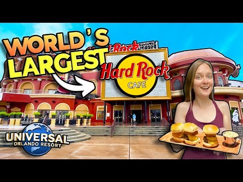 Hard Rock Cafe Orlando FULL Dining Review: Best Place to Eat at Universal's CityWalk!