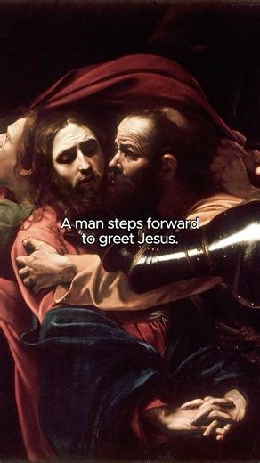 The Taking of Christ (c. 1602) by Caravaggio #art #painting #history