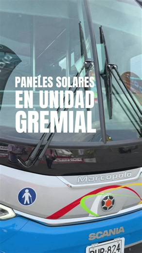 La Unidad Gremial fue el escenario perfecto para presentar a la industria la tecnología de los paneles solares, esta vez desde el stand de Marcopolo.Superpolo S.A.S Asociación Aditt #Solar #PanelesSolares