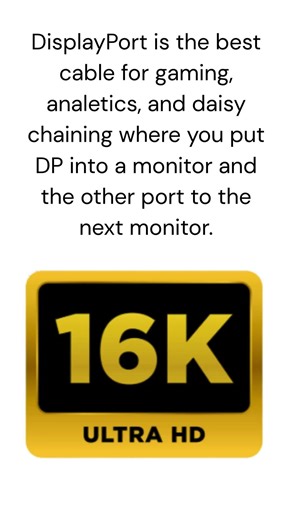 HDMI VS DisplayPort