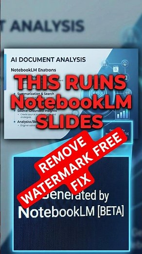 👉 Remove NotebookLM Watermark Free Trick